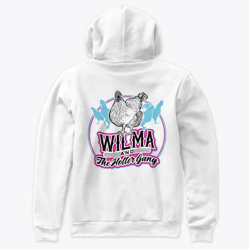 Chickens Rock Wilma Classic Logo Blue